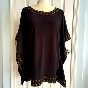 Peter Nygard Black Cape Sleeve Top. Size Small.